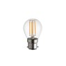 Gallery Direct B22 LED Filament Golf Clear Glass Gallery Direct B22 LED Filament Golf Clear Glass