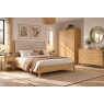 Willow Solid Oak Nordic 1 Drawer Bedside Table
