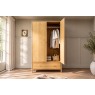 Willow Solid Oak Nordic Double Wardrobe Willow Solid Oak Nordic Double Wardrobe