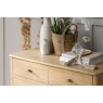 Willow Solid Oak Nordic 6 Drawer Wide Chest of Drawers Willow Solid Oak Nordic 6 Drawer Wide Chest of Drawers