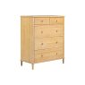 Willow Solid Oak Nordic 5 Drawer Chest of Drawers Willow Solid Oak Nordic 5 Drawer Chest of Drawers
