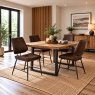 Dalton Quilted Brown Dining Chairs (Set of 4) Dalton Quilted Brown Dining Chairs (Set of 4)