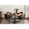 Dalton Quilted Brown Dining Chairs (Set of 6)