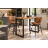 Jack Cognac Tan PU Leather Bar Stool with Industrial Legs (Pair) Jack Cognac Tan PU Leather Bar Stool with Industrial Legs (Pair)