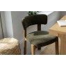 Elenor Green Fabric Dining Chair (Pair) Elenor Green Fabric Dining Chair (Pair)
