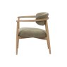 Scarlett Fabric Arm Chair in Green Scarlett Fabric Arm Chair in Green