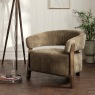 Roxy Fabric Arm Chair in Green Roxy Fabric Arm Chair in Green