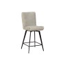 Rebecca Textured PU Leather Bar Stool in Misty (Pair) Rebecca Textured PU Leather Bar Stool in Misty (Pair)