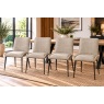 Rebecca Textured PU Leather Misty Dining Chairs (Set of 4) Rebecca Textured PU Leather Misty Dining Chairs (Set of 4)