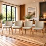Spencer PU Leather Misty Dining Chairs (Set of 4) Spencer PU Leather Misty Dining Chairs (Set of 4)