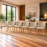 Spencer PU Leather Misty Dining Chairs (Set of 6) Spencer PU Leather Misty Dining Chairs (Set of 6)