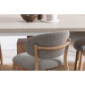 Leo Curved Back Grey Fabric Dining Chairs (Set of 6) Leo Curved Back Grey Fabric Dining Chairs (Set of 6)