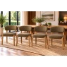 Elenor Green Fabric Dining Chairs (Set of 4) Elenor Green Fabric Dining Chairs (Set of 4)