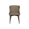 Logan Taupe PU Leather Curved Dining Chairs (Set of 6) Logan Taupe PU Leather Curved Dining Chairs (Set of 6)