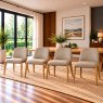 Margot Misty PU Leather Dining Chairs (Set of 4) Margot Misty PU Leather Dining Chairs (Set of 4)
