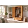 Dorset Oak Double Wardrobe With 2 Drawers Dorset Oak Double Wardrobe With 2 Drawers