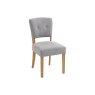 Oxford Fabric Open-backed Chair in Stone Oxford Fabric Open-backed Chair in Stone