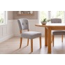 Oxford Fabric Open-backed Chair in Stone