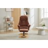 Aruba Fabric Swivel Recliner Chair & Footstool Aruba Fabric Swivel Recliner Chair & Footstool