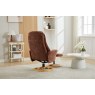 Aruba Fabric Swivel Recliner Chair & Footstool Aruba Fabric Swivel Recliner Chair & Footstool
