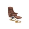 Aruba Fabric Swivel Recliner Chair & Footstool Aruba Fabric Swivel Recliner Chair & Footstool
