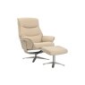 Hudson Swivel Recliner & Footstool Hudson Swivel Recliner & Footstool