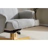 Missouri Fabric Swivel Recliner Chair & Footstool Missouri Fabric Swivel Recliner Chair & Footstool