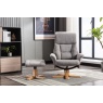 Marseille Swivel Recliner Chair & Stool Marseille Swivel Recliner Chair & Stool