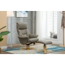 Marseille Swivel Recliner Chair & Stool Marseille Swivel Recliner Chair & Stool