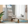 Marseille Swivel Recliner Chair & Stool Marseille Swivel Recliner Chair & Stool
