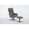 Marseille Swivel Recliner Chair & Stool Marseille Swivel Recliner Chair & Stool