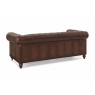 Hyde Line Buckley Leather Chesterfield 3.5 Seater Sofa