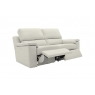 G Plan Upholstery G Plan Taylor Leather 3 Seater Sofa