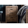 Baker Furniture Yosemite Reclaimed Wood 3 Drawer Bedside Table