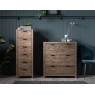 Baker Furniture Yosemite Reclaimed Wood 6 Drawer Tall Chest of Drawers