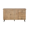 Baker Furniture Malta Reclaimed Wood 3 Drawer Wide Sideboard