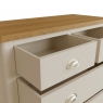 Kettle Interiors Oak City - Dorset Painted Truffle Grey 2 over 3 Chest Of Drawers