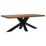 Soho Solid Oak 240cm Holburn Star Base Dining Table
