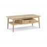 Henley Solid Oak Coffee Table With Drawer