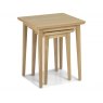 Henley Solid Oak Nest Of 2 Tables