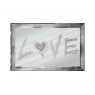 Love Mirror Picture With Chrome Frame