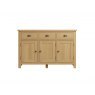 Oak City - Milan Oak 3 Door Sideboard Oak City - Milan Oak 3 Door Sideboard