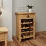 Oak City - Milan Oak Wine Cabinet