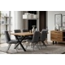 Forge Industrial 150 Dining Table Set & 4 Grey Dining Chairs