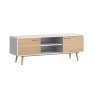 Princeton High Gloss White TV Unit