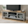 Chester Oak Painted Grey - Large TV Unit 150cm Wide| Moles Breath Grey