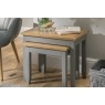 Chester Oak Painted Grey - Nest of Tables| Moles Breath Grey Chester Oak Painted Grey - Nest of Tables| Moles Breath Grey