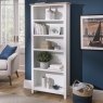 Chester Oak Painted White - Large Bookcase| F&B All White Chester Oak Painted White - Large Bookcase| F&B All White