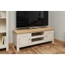 Oak City - Dorset Oak 120cm Large TV Unit For Screens Up To 55