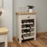 Oak City - Dorset Painted Truffle Grey Oak Wine Rack Cabinet Oak City - Dorset Painted Truffle Grey Oak Wine Rack Cabinet